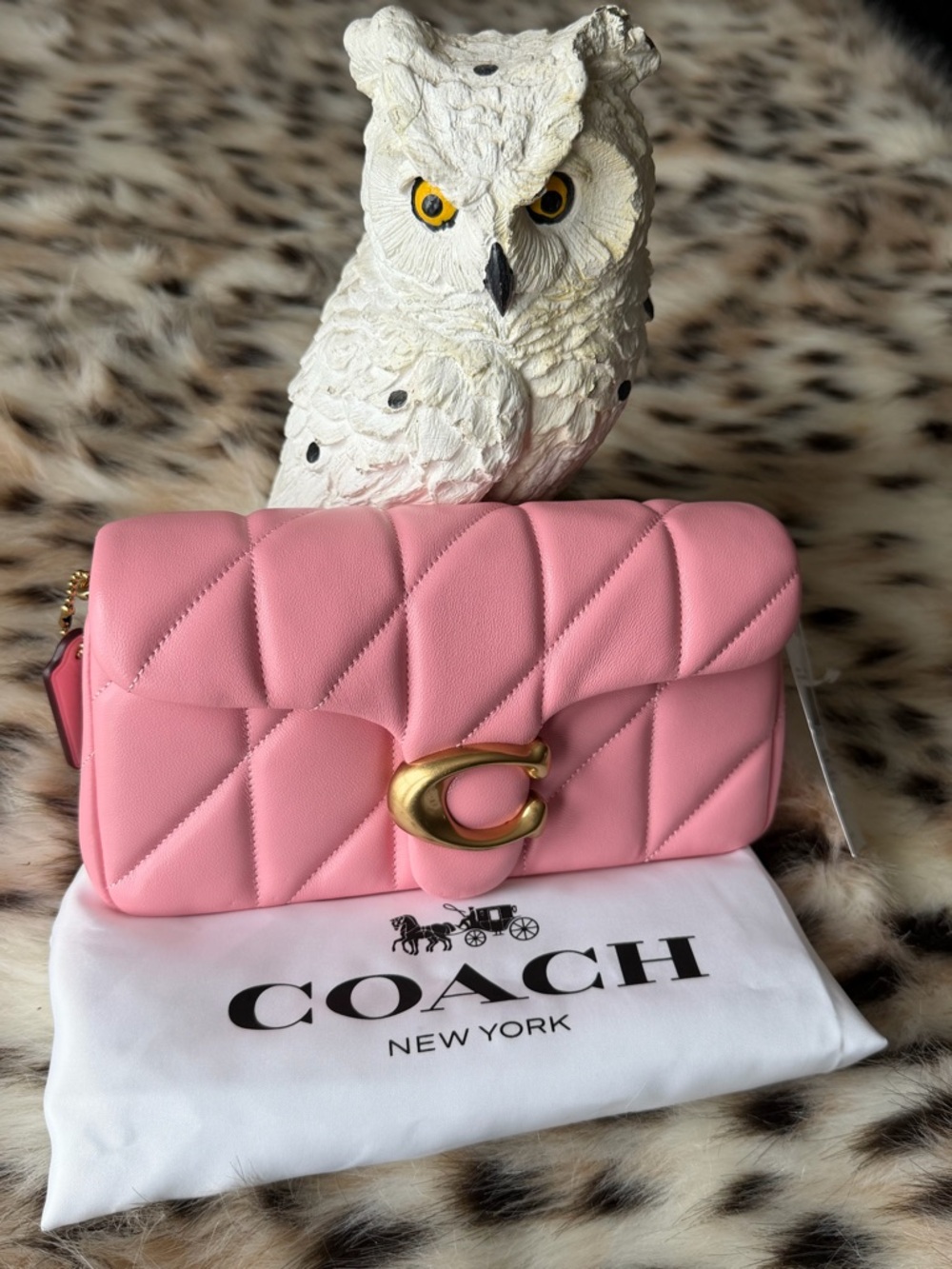 Coach Tabby Flower Pink Wristlet
